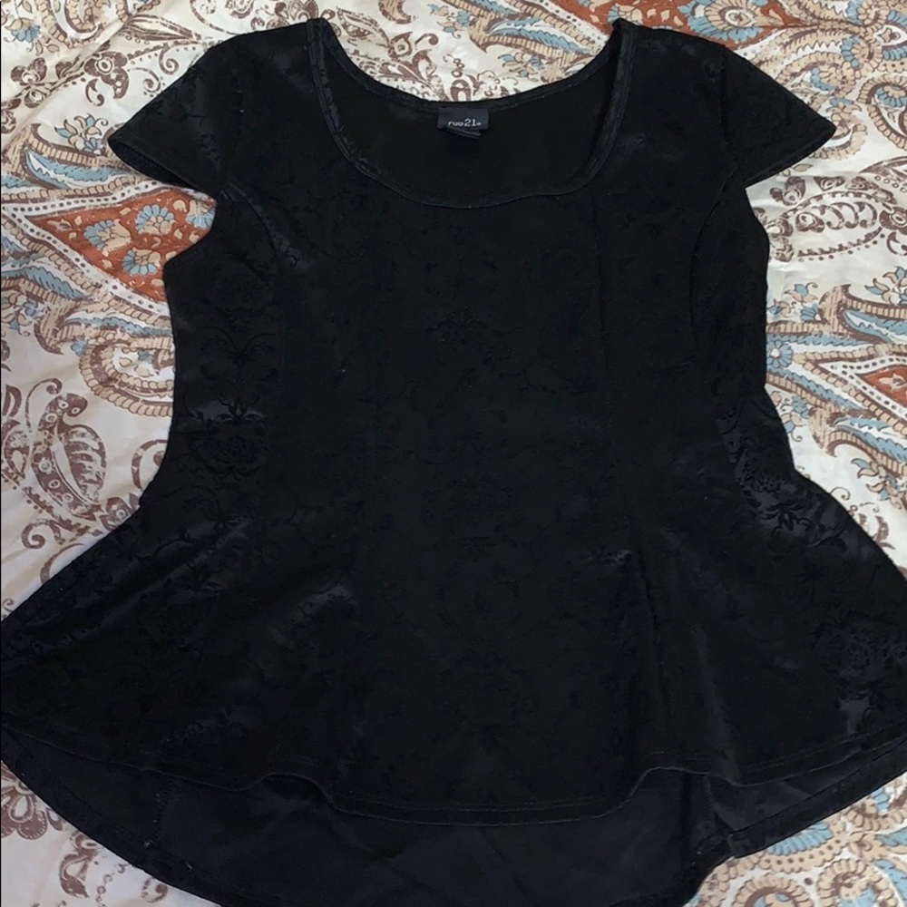 Rue 21 Black Blouse